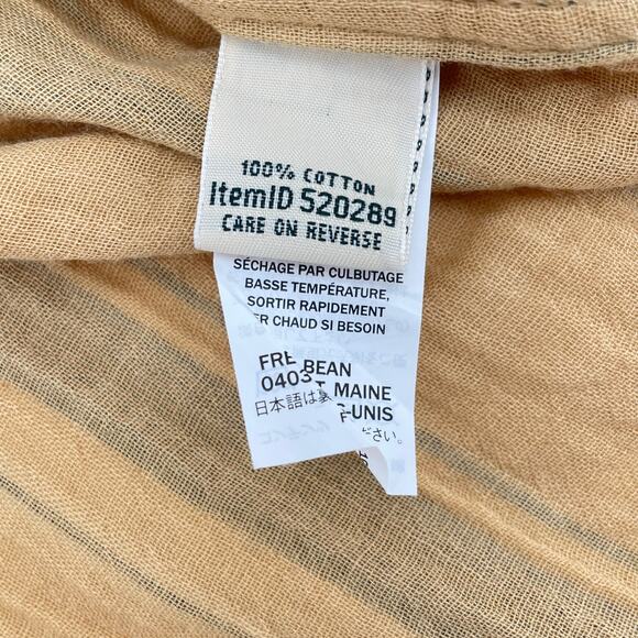 L.L. Bean Women's Hi-Lo Short Sleeve Pullover Shirt, Sz. XL Petite Stripes Boho - Picture 5 of 7